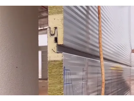 ألواح جدران ساندوتش بانل ببراغي ربط مخفية Wall Sandwich Panels (with Concealed Screw Joint)