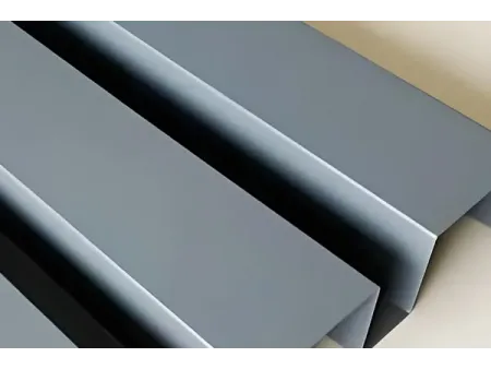 ألواح جدران معدنية مموجة ببروفايل شرائح Metal Great Wall Panels