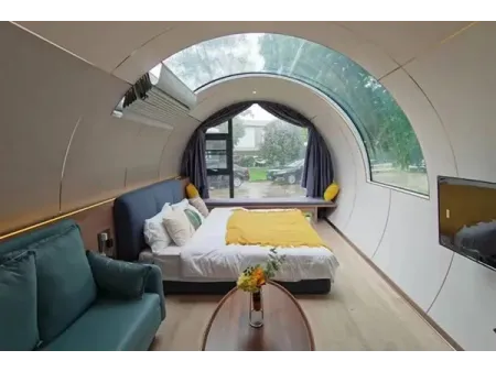 بيوت جاهزة ذات تصميم عصري Prefabricated Space Capsule Houses