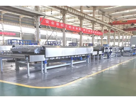 ماكينة أوتوماتيكية أفقية لغسل ألواح الزجاج الشمسي Solar Glass Washing Machine