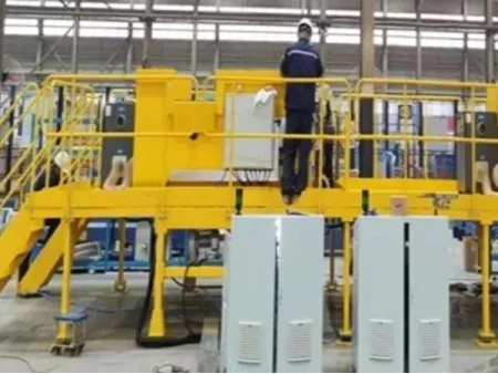 خط تغليف أوتوماتيكي للألواح الزجاجية المكدسة Automatic Glass Sheet Packaging Line