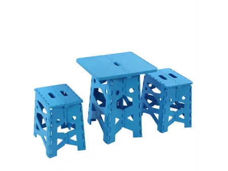 طقم مقاعد وطاولة مربعة قابلة للطي Foldable Square Table & Chair Set
