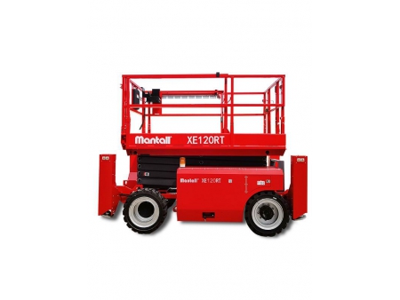 رافعة مقصية سيزر لفت متحركة ذاتية الدفع، سلسلة XE-RT Self-Propelled Rough Terrain Scissor Lift