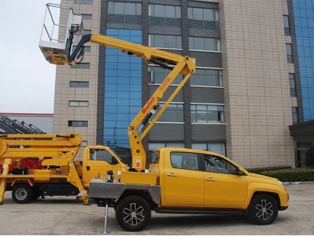 رافعة سلة مُثبتة على شاحنة (شاحنة ونش سلة/ رافعة أشخاص)، طراز S Truck-Mounted Aerial Work Platform