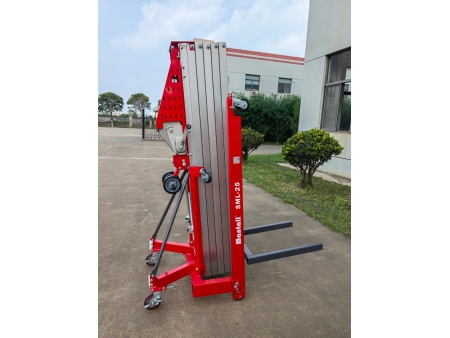 رافعة مواد عمودية بتشغيل يدوي، طراز SML Super Material Lift