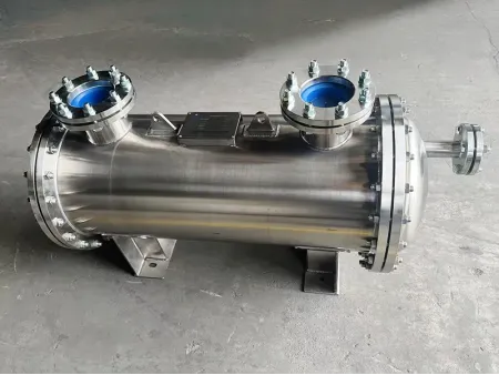 مبادل حراري متعدد الأنابيب للمواد الصلبة السائبة (مبرد أسطواني دوار) Bulk-solids Multi-Tube Heat Exchanger