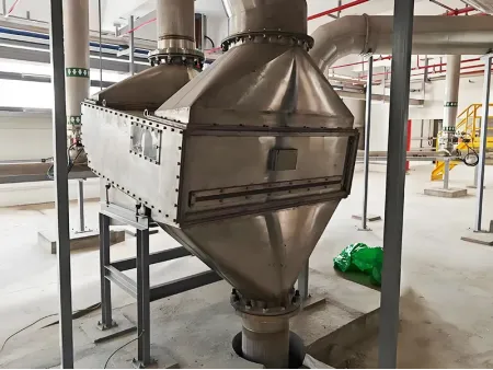 نظام إزالة الغبار (تنظيف المواد الصلبة السائبة عن طريق إزالة الغبار الدقيق والشوائب) Deduster