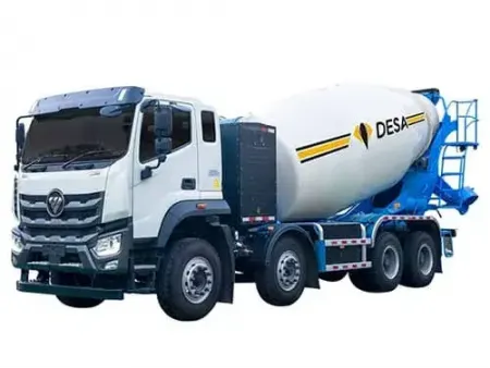 شاحنة خلط خرسانة كهربائية بشاسيه Foton All-Electric Concrete Mixer Truck Foton Chassis)
