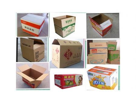 آلة الطباعة فلكسو والتحزيز/ الشق وعمل فتحات (خط إنتاج صناديق الكرتون المضلع - طباعة فلكسو، تحزيز)