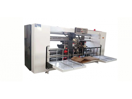 ماكينة تدبيس كرتون ذات رأسين