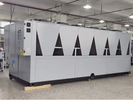 مضخة حرارية مبردة بالهواء (مع ضاغط لولبي لتوفير المياه الباردة أو الساخنة) Air-Cooled Screw Heat Pump