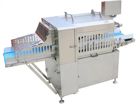 ماكينة تقطيع اللحوم المجمدة متعددة الوظائف مستمرة (مكعبات، شرائح) Continuous Frozen Meat Dicer, Slicer & Strip Cutter