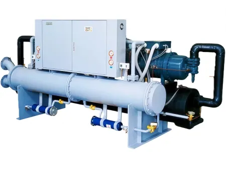 شيلر تبريد بالماء ذو ضاغط لولبي (من 176 إلى 1145 كيلو وات) Water-Cooled Screw Chiller
