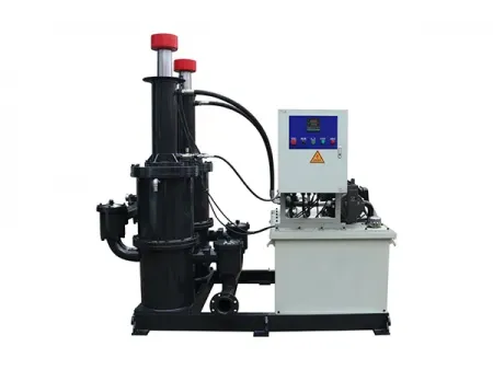 مضخة مكبسية رأسية (لمعالجة الرواسب الطينية سهلة التجفيف)