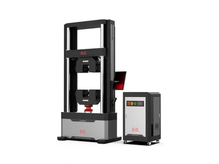 نظام اختبار كهروميكانيكي شامل (طراز قائم ثنائي العمود)، صُمّم للخدمة الشاقة والإجهاد العالي