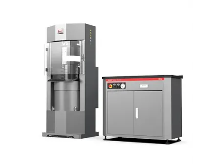 نظام فحص ذكي بمحرك سيرفو لاختبار مقاومة الانضغاط ومعايير المرونة للخرسانة ومواد البناء