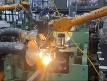 أنابيب الفولاذ عالي المقاومة والملحومة بالليزر (لشاصي سيارات الطاقة الجديدة والمكونات الهيكلية خفيفة الوزن)