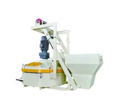 خلاط خرسانة مداري مع نظام رفع بالدلو