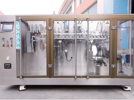 آلة تعبئة أكياس جاهزة ذات أشكال خاصة بفوهتين