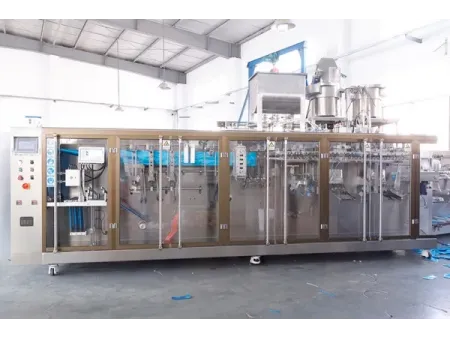 ماكينة تعبئة أكياس الفوهات HFFS ذات فوهة تعبئة واحدة