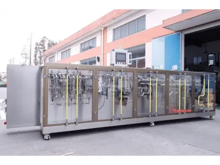 ماكينة تعبئة أكياس الفوهات HFFS ذات فوهة تعبئة واحدة