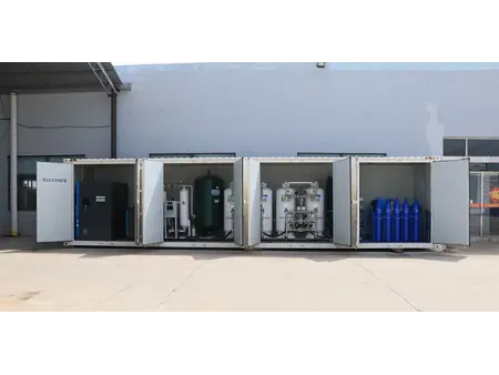 نظام توليد النيتروجين من فئة الحاويات (مولد نيتروجين مثبت داخل حاوية) Container Type PSA Nitrogen Generation System