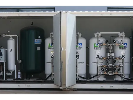 نظام توليد الأكسجين من فئة الحاويات (مولد الأكسجين مثبت داخل حاوية) Container Type Oxygen Generation System