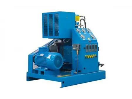 نظام ضاغط معزز للأكسجين / ضاغط بوستر أكسجين بضغط عالي High Pressure Oxygen Booster Compressor