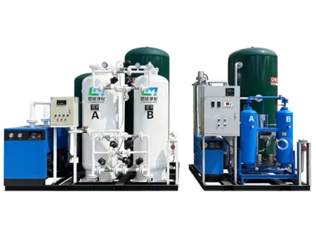 نظام مولد نيتروجين عالي النقاء بدرجة 99.999 بالمائة 99.999% Purity Nitrogen Generation System