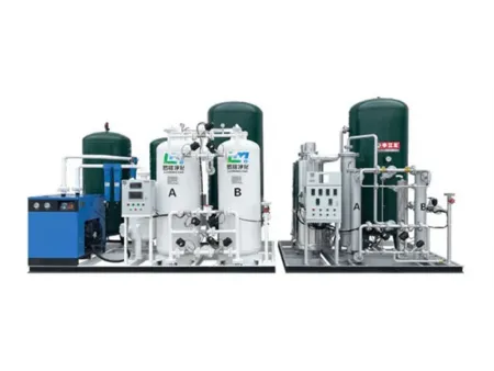 نظام مولد نيتروجين عالي النقاء بدرجة 99.999 بالمائة 99.999% Purity Nitrogen Generation System