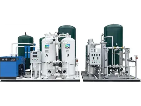 نظام مولد نيتروجين عالي النقاء بدرجة 99.999 بالمائة 99.999% Purity Nitrogen Generation System