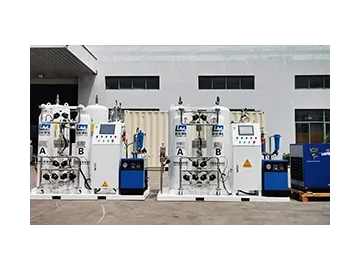 نظام توليد أكسجين طبي عالية النقاوة (مولد الأكسجين الطبي بنسبة نقاوة تتجاوز 95 بالمائة) Medical Oxygen Generation System (up to 95% Purity)