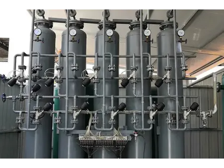 نظام مولد الهيدروجين بتقنية PSA (الامتزاز بالضغط المتأرجح) بنسبة نقاء 99.999 بالمائة PSA Hydrogen Generation System (99.999% Purity)