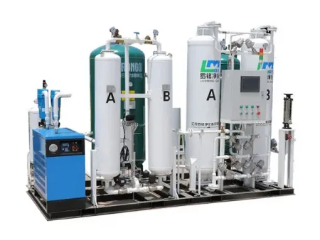 نظام توليد أكسجين PSA، مولد الأكسجين PSA (بتقنية الامتزاز بالضغط المتأرجح) PSA Oxygen Generation System