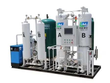 نظام توليد أكسجين PSA، مولد الأكسجين PSA (بتقنية الامتزاز بالضغط المتأرجح) PSA Oxygen Generation System
