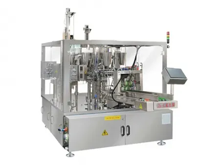 ماكينة تعبئة الأكياس الجاهزة المرنة (تعبئة - لحام) Flexible Pouch Filling & Sealing System