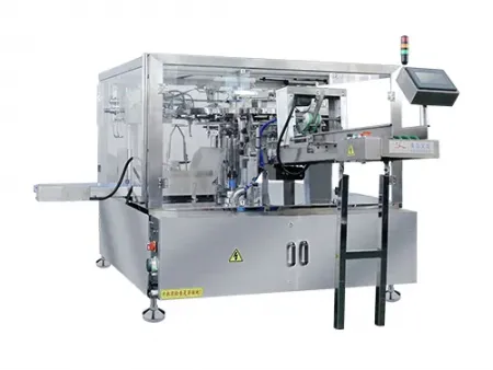 ماكينة تعبئة الأكياس الجاهزة الكبيرة المتكاملة (حتى 2.5 كجم) Large-Format Pouch Filling and Sealing Machine (Up to 2.5kg)