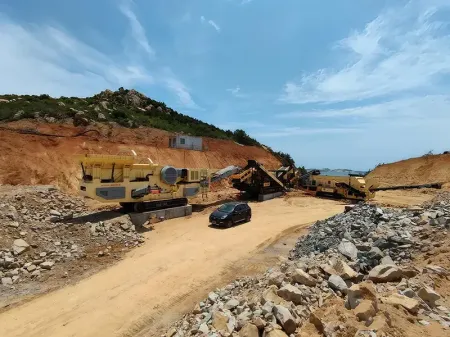 محطة تكسير جرانيت متنقلة 300 طن/ساعة في فوجيان