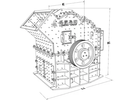 موديل PCX  ماكينة تصنيع الرمل (كسارة تصادمية)