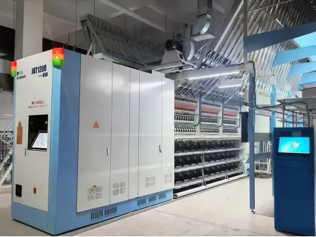 ماكينة تصنيع خيط النايلون DTY، ماكينة غزل بتقنية السحب الكامل  JGT1200HXN