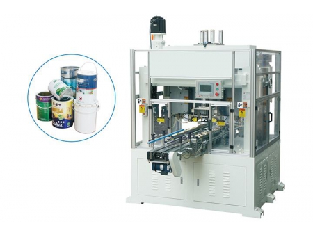 خط إنتاج دلو وسطل القصدير الأوتوماتيكي  30-35CPM  Tinplate Pail Spot Welding Machine