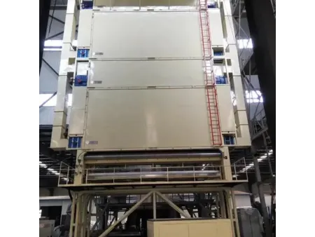 آلة بثق ونفخ فيلم PO عالي الشفافية للصوب الزراعية والتغليف (3 إلى 5 طبقات) High-Transparency Greenhouse Film Blowing Machine (3–5 Layers PO Film)