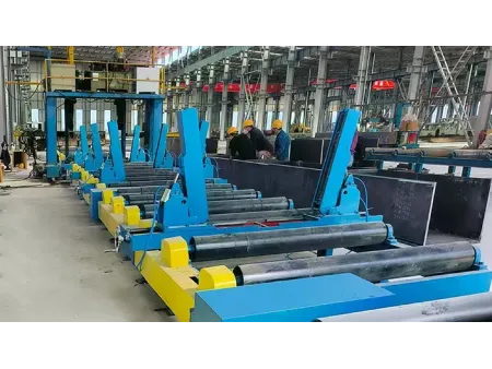 ماكينة تجميع كمر حديد مربع ومستطيل Steel Box Beam Assembling Machine