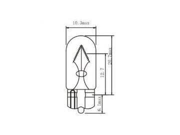 ﻿ لمبات متعددة الوظائف للسيارة  T10 (W3W/W5W/WY5W)