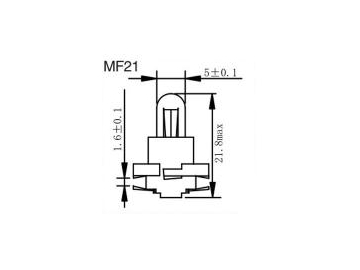 ﻿ مصباح لوحة عدادات السيارات  MF15,16, 20, 21, 22