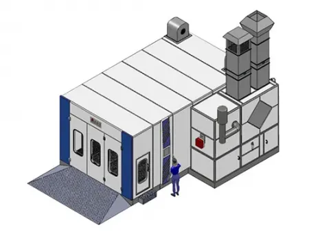 كابينة دهان السيارات BZB-8600 BZB-8600 Car Spray Booth