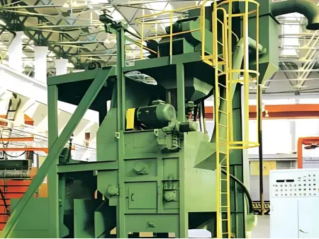 آلة السفع بالخردق ذات الحزام الناقل 15GN-7M 15GN-7M Belt Conveyor Shot Blasting Machine