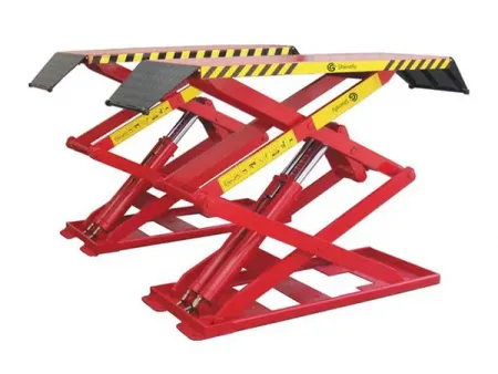 ررافعة السيارة (رافعة مقصية، نموذج GQZJ300) Car Lift (Scissor Lift, Model GQZJ300)