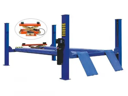 رافعة محاذاة عجلة السيارة (رافعة السيارة بأربع أعمدة، نموذج G440D) Alignment Lift (Four Post Lift, Model G440D)