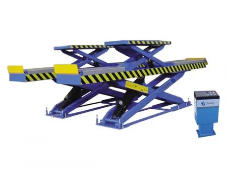 رافعة ضبط زوايا عجلة السيارة (رافعة مقصية، نموذج GQJ350A) Alignment Lift (Scissor Lift, Model GQJ350A)